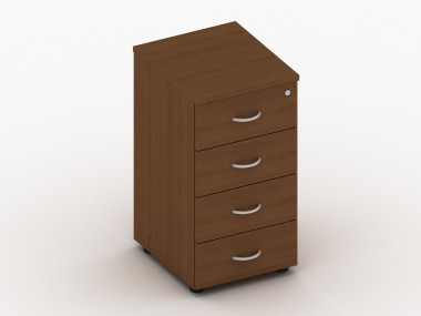 Тумба приставная с 4 ящиками и замком 390х450х750 &mdash; Аэлита