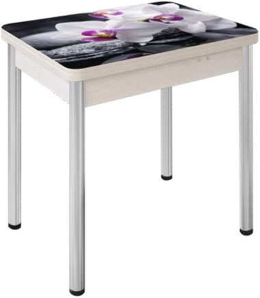 Стол раскладной Д37 с ящиком и фотопечатью 800*600 (1200) h750  &mdash; Аэлита