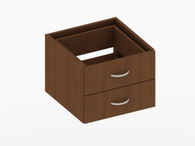 Тумба подвесная с ящиками (2 ящика) &mdash; Аэлита