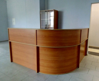 Стойка ресепшн Эдем 2100х2100х1170 Бук &mdash; Аэлита