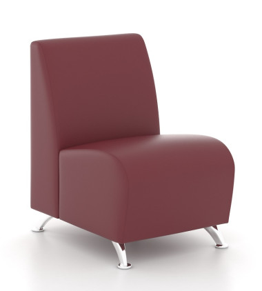 Прямой 1-местный модуль Интер Хром &mdash; Аэлита