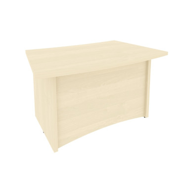 Стол руководителя криволинейный First 1400 &mdash; Аэлита