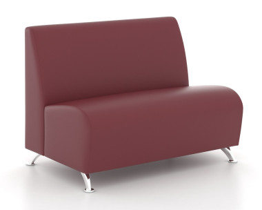 Прямой модуль Интер Хром 2-х местный   &mdash; Аэлита