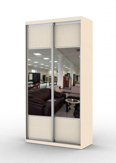 Шкаф-купе двухдверный с зеркальными фасадами (модель 2.6) &mdash; Аэлита