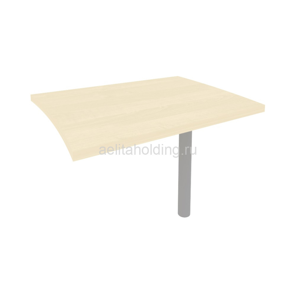 Брифинг-приставка для криволинейного стола First 1000