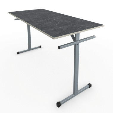 Стол обеденный 1500х600/700х760 под скамью, столешница МДФ 16мм  &mdash; Аэлита