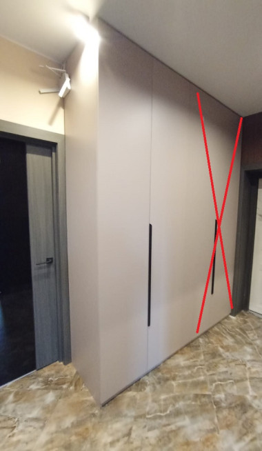 Шкаф для одежды под потолок (выс. 2650) &mdash; Аэлита