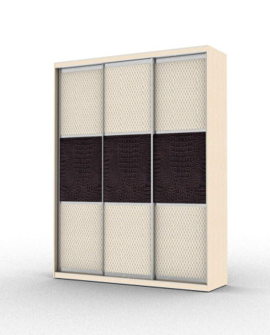 Шкаф-купе трехдверный с 3 вставками (модель 3.4) &mdash; Аэлита