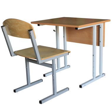 Комплект школьной мебели одноместный (регулируемый) &mdash; Аэлита