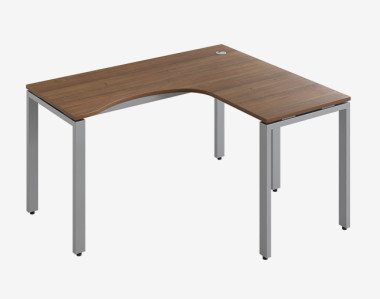 Стол эргономичный на П-обр.каркасе(правый) &mdash; Аэлита