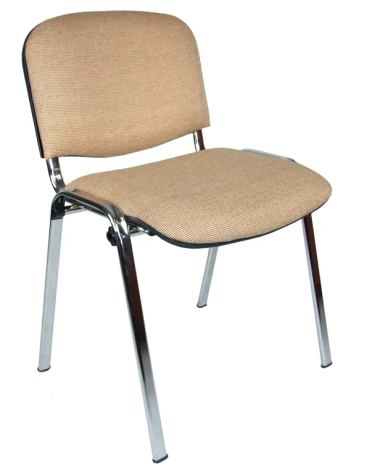 Стул ИЗО хром, ткань бежевая С25 &mdash; Аэлита